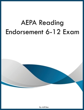 Paperback AEPA Reading Endorsement 6-12 Exam Book