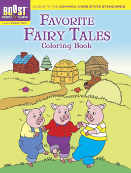 Paperback Favorite Fairy Tales Coloring Book