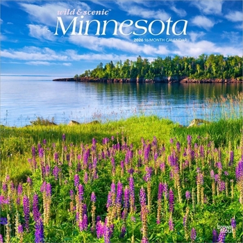 Calendar Minnesota Wild & Scenic 2026 12 X 24 Inch (Hanging) Monthly Square Wall Calendar Plastic-Free Book