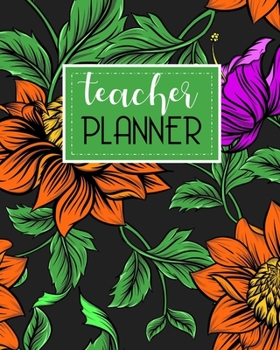 Paperback Teacher Planner: 11 Months Teacher Lesson Planner, 8x10 inch Book