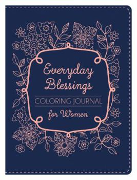 Imitation Leather Everyday Blessings Coloring Journal for Women Book