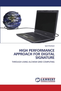 Paperback High Performance Approach for Digital Signature Book