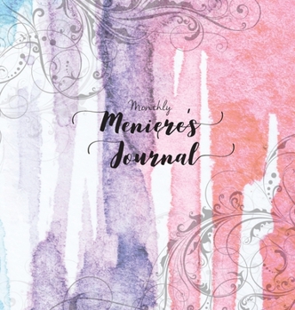 Hardcover Meniere's Journal Monthly Book