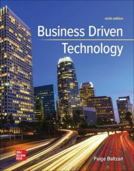 Hardcover Business Driven Technology Book