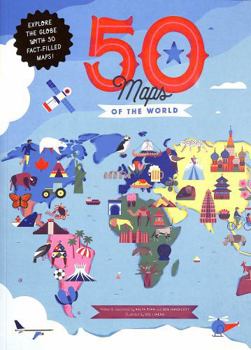 Paperback 50 Maps of the World Book