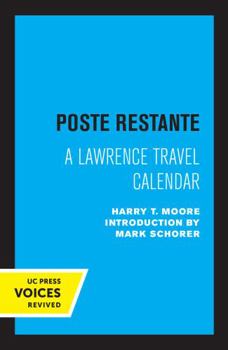 Paperback Poste Restante: A Lawrence Travel Calendar Book