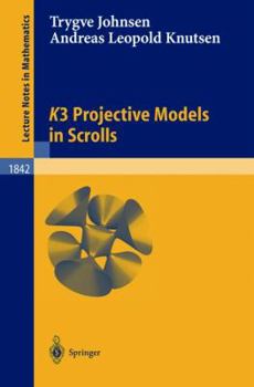 Paperback K3 Projective Models in Scrolls Book