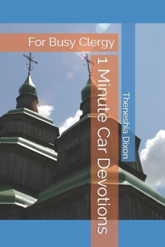 Paperback 1 Minute Car Devotionals: For Busy Clergy Book