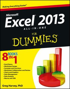 Paperback Excel 2013 All-In-One for Dummies Book