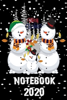 Paperback Merry Christmas Notebook 2020: Notebook / Journal Gift (6x9 - 110 pages) Book