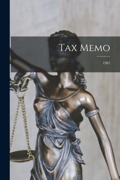 Paperback Tax Memo; 1981 Book