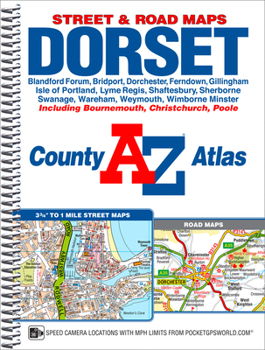 Spiral-bound Dorset A-Z County Atlas Book
