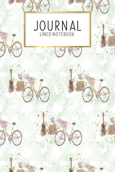 Journal Lined Notebook: Spring Boho Floral Springtime | Blank Lined Journal | Gratitude Journal | 6" x 9" 100 Pg |Motivational Quotes | Self-Care | Diary | Gift