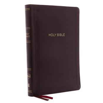 Paperback NKJV, Thinline Bible, Large Print, Imitation Leather, Burgundy, Red Letter Edition [Large Print] Book