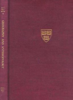 Hardcover Geography and Anthropology: Classification Schedules, Classified Listing by Call Number, Chronological Listing, Author and Title Book