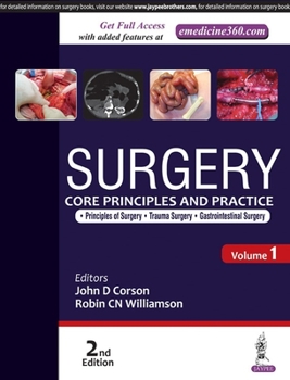 Hardcover Surgery: Core Principles and Practice: Two Volume Set Book