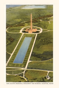 Paperback Vintage Journal San Jacinto Monument, Houston, Texas Book