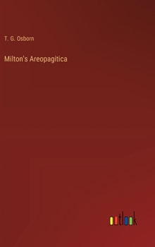 Hardcover Milton's Areopagitica Book