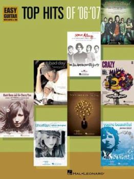 Paperback Top Hits of '06-'07: Easy Guitar with Notes and Tab Book