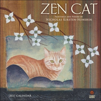 Zen Cat 2027 Wall Calendar: Meditational Art and Poetry