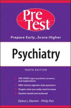 Paperback Psychiatry: Pretest Self-Assessment & Review Book