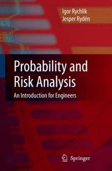 Hardcover Probability and Risk Analysis: An Introduction for Engineers Book