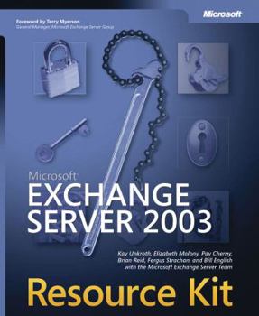 Paperback Microsoft Exchange Server 2003 Resource Kit [With CDROM] Book