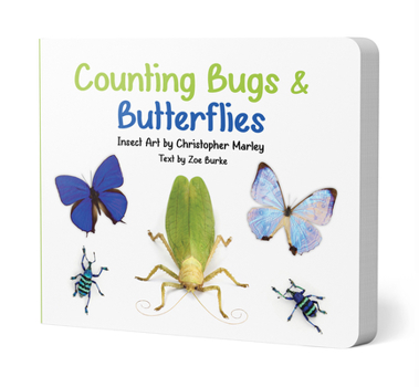 Board book Counting Bugs and Butterflies: Insect Art by Christopher Marley Book