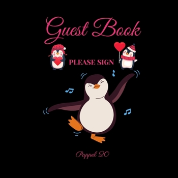 Guest Book - Penguin for kids -For any occasion