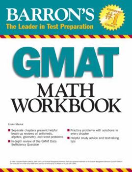 Paperback Barron's GMAT Math Workbook Book