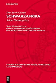 Hardcover Geographie, Bevölkerung, Geschichte West- Und Zentralafrikas [German] Book