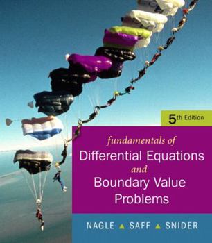 Hardcover Fundamentals of Differential Equations with Boundary Value Problems with IDE CD (Saleable Package) (5th Edition) Book