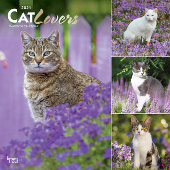Calendar Cat Lovers 2021 Square Foil Book