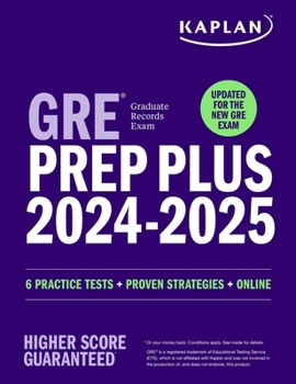 Paperback GRE Prep Plus 2024-2025: Your Ultimate Guide to GRE Success Book