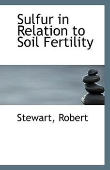 Paperback Sulfur in Relation to Soil Fertility Book