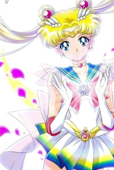 Journal: Sailor Moon Soft Glossy Cover Journal Lined Pages Book 6 x 9 Inches 110 Pages