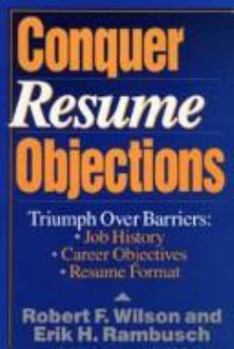 Hardcover Conquer Resume Objections Book
