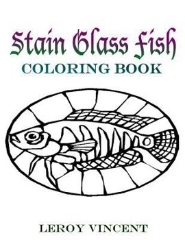 Paperback Stain Glass Fish Coloring Book