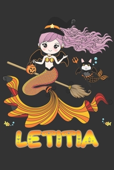 Paperback Letitia: Letitia Halloween Beautiful Mermaid Witch Want To Create An Emotional Moment For Letitia?, Show Letitia You Care With Book