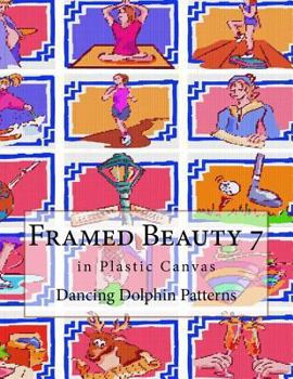 Paperback Framed Beauty 7: in Plastic Canvas Book