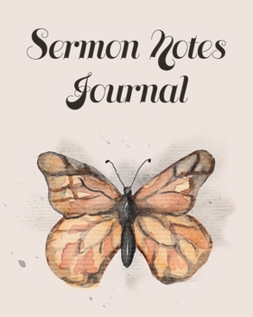 Sermon Notes Journal: An Inspirational Worship Notebook