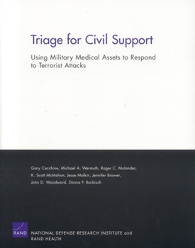 Paperback Triage for Civil Support: Using Military Medical Assets to Respond to Terrorist Attacks Book