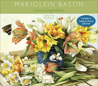 Calendar Marjolein Bastin Nature's Inspiration 2022 Deluxe Wall Calendar with Print Book