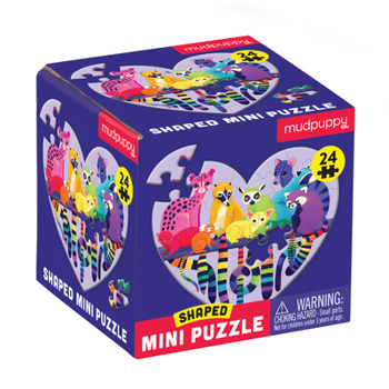 Misc. Love in the Wild 24 Piece Shaped Mini Puzzle Book