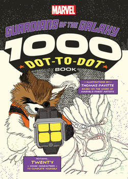 Paperback Marvel: Guardians of the Galaxy 1000 Dot-To-Dot Book