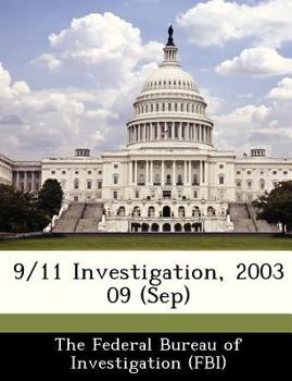Paperback 9/11 Investigation, 2003 09 (Sep) Book