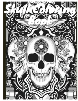 Paperback Skul: Skull coloring book