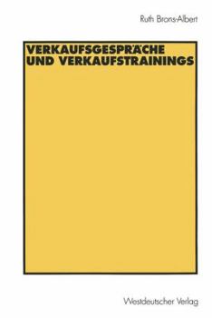Paperback Verkaufsgespräche Und Verkaufstrainings [German] Book