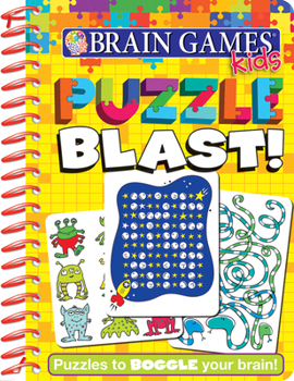 Hardcover Brain Games Kids - Puzzle Blast! - Pi Kids Book