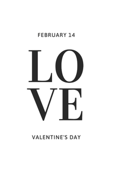 Paperback February 14 Love Valentine's Day: Anxiety Journal With Sketch Box Book